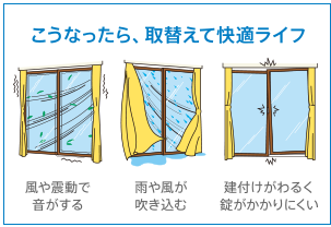 取替えて快適ライフ
